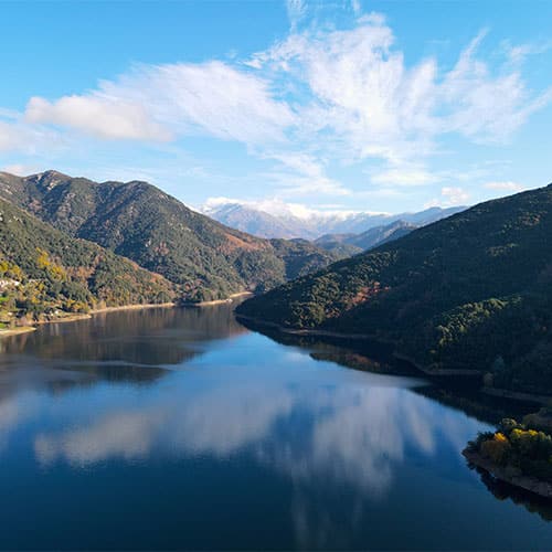 Lac de Tolla dans la vallée du Prunelli, Corse du Sud